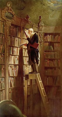 Карл Шпицвег. «Книжный червь». 1850 год